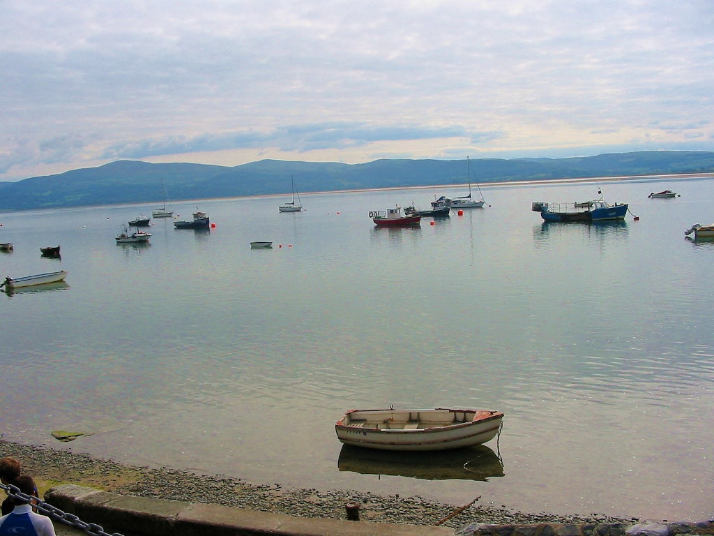 View over Aberdyfi and the Dyfi estuary
